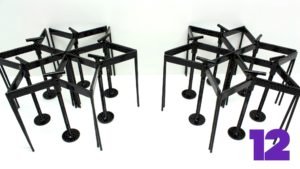 12 screed leveling tripods Pack 12