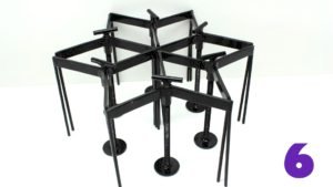 6 screed leveling tripods Pack 6